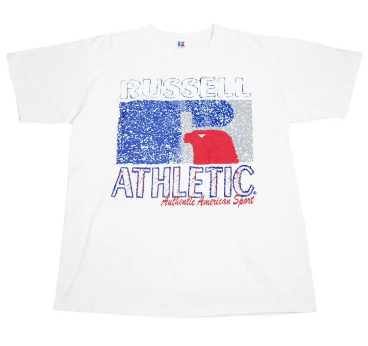 Vintage Russell Athletic Big Logo T Shirt (Size XL) — RootsBK